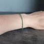 Malachite Round 2mm Smooth beads adjustable stacking bracelet