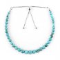 Turquoise Round 4mm Smooth beads adjustable stacking bracelet