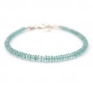 Apatite Button 3-4mm Smooth beads adjustable stacking bracelet