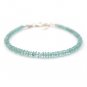 Apatite Button 3-4mm Smooth beads adjustable stacking bracelet