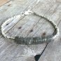 Labradorite Tyre 8mm Smooth beads adjustable stacking bracelet