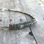 Labradorite Tyre 8mm Smooth beads adjustable stacking bracelet