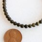 Obsidian Round 3-4mm Smooth beads adjustable stacking bracelet