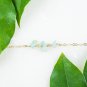 Amazonite Fancy 2-4mm Smooth beads adjustable stacking bracelet