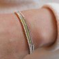 Brown Agate Round 2mm Smooth beads adjustable stacking bracelet