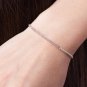 Brown Agate Round 2mm Smooth beads adjustable stacking bracelet