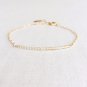Citrine Rondelle 2mm Faceted beads adjustable stacking bracelet