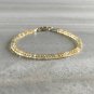 Citrine Rondelle 4mm Faceted beads adjustable stacking bracelet