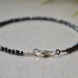 Hematite Round 2.5mm Faceted beads adjustable stacking bracelet