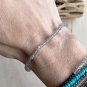 Labradorite Round 3mm Smooth beads adjustable stacking bracelet