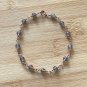 Labradorite Round 4mm Smooth beads adjustable stacking bracelet
