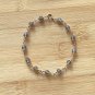 Labradorite Round 4mm Smooth beads adjustable stacking bracelet