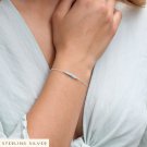 Larimar Rondelle 3mm Faceted beads adjustable stacking bracelet