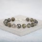 Moss Quartz Round 8mm Smooth beads adjustable stacking bracelet