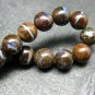 Boulder Opal Round 8mm Smooth beads adjustable stacking bracelet