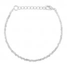 Labradorite Round 2mm Faceted beads adjustable stacking bracelet