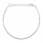 Labradorite Round 2mm Faceted beads adjustable stacking bracelet