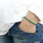 Chrysocolla Round 3.5mm Smooth beads adjustable stacking bracelet