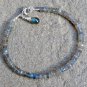 Labradorite Button 4mm Faceted beads adjustable stacking bracelet