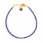 Sodalite Round 2-2.5mm Faceted beads adjustable stacking bracelet