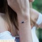 Lapis Lazuli Round 2-4mm Smooth beads adjustable stacking bracelet
