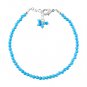 Magnesite Round 2-2.5mm Faceted beads adjustable stacking bracelet