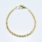 Citrine Drop 3X4.5-3X5mm Faceted beads adjustable stacking bracelet