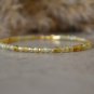 Andradite Garnet Round 3mm Smooth beads adjustable stacking bracelet