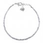 Labradorite Round 2-2.5mm Faceted beads adjustable stacking bracelet