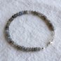 Labradorite Button 3-3.5mm Smooth beads adjustable stacking bracelet