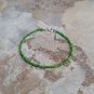 Siberian Emerald Round 2mm Smooth beads adjustable stacking bracelet