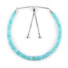 Amazonite Rondelle 3.5-4mm Faceted beads adjustable stacking bracelet