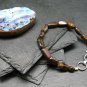 Boulder Opal Tumble  6-12mm Smooth beads adjustable stacking bracelet