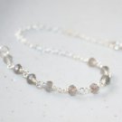 Labradorite Rondelle 3.5mm Faceted beads adjustable stacking bracelet