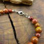 Mookaite Jasper Round 6-8mm Smooth beads adjustable stacking bracelet
