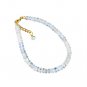 Moonstone Rondelle 3.5-4mm Faceted beads adjustable stacking bracelet
