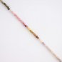 Multi Tourmaline Round 2mm Faceted beads adjustable stacking bracelet