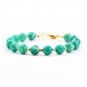 Russian Amazonite Round 8mm Smooth beads adjustable stacking bracelet