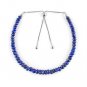 Lapis Lazuli Rondelle 3-4mm Faceted beads adjustable stacking bracelet