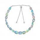 Ethiopian Opal Oval 3x5-6x8mm Smooth beads adjustable stacking bracelet