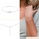 Fresh Water Pearl Round 3-6mm Smooth beads adjustable stacking bracelet