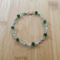 Apatite & Aventurine Mix 3-4mm Smooth beads adjustable stacking bracelet
