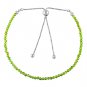 Chrome Diopside Round 2-2.5mm Faceted beads adjustable stacking bracelet