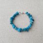 Blue Kyanite Nugget Chips 4-7mm Smooth beads adjustable stacking bracelet