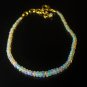 Ethiopian Opal Rondelle 2-3.5mm Smooth beads adjustable stacking bracelet
