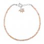 Golden Moonstone Round 2.5-3mm Faceted beads adjustable stacking bracelet