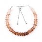 Imperial Zircon Rondelle 5-6mm Faceted beads adjustable stacking bracelet