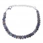 Labradorite Rondelle 3.5-4.5mm Faceted beads adjustable stacking bracelet