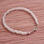 Rainbow Moonstone Round 2-3mm Faceted beads adjustable stacking bracelet