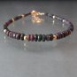 Ethiopian Opal Rondelle 3-4.5mm Faceted beads adjustable stacking bracelet